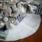 52&#x22; General Store Collection White Faux Fur Tree Skirt